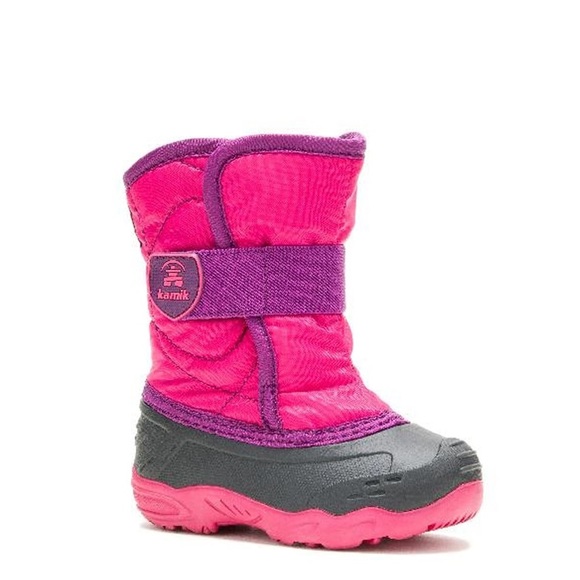 NWT Size (Toddler) Kamik Snowbug Snow Boot (Rose Pink/Grey)